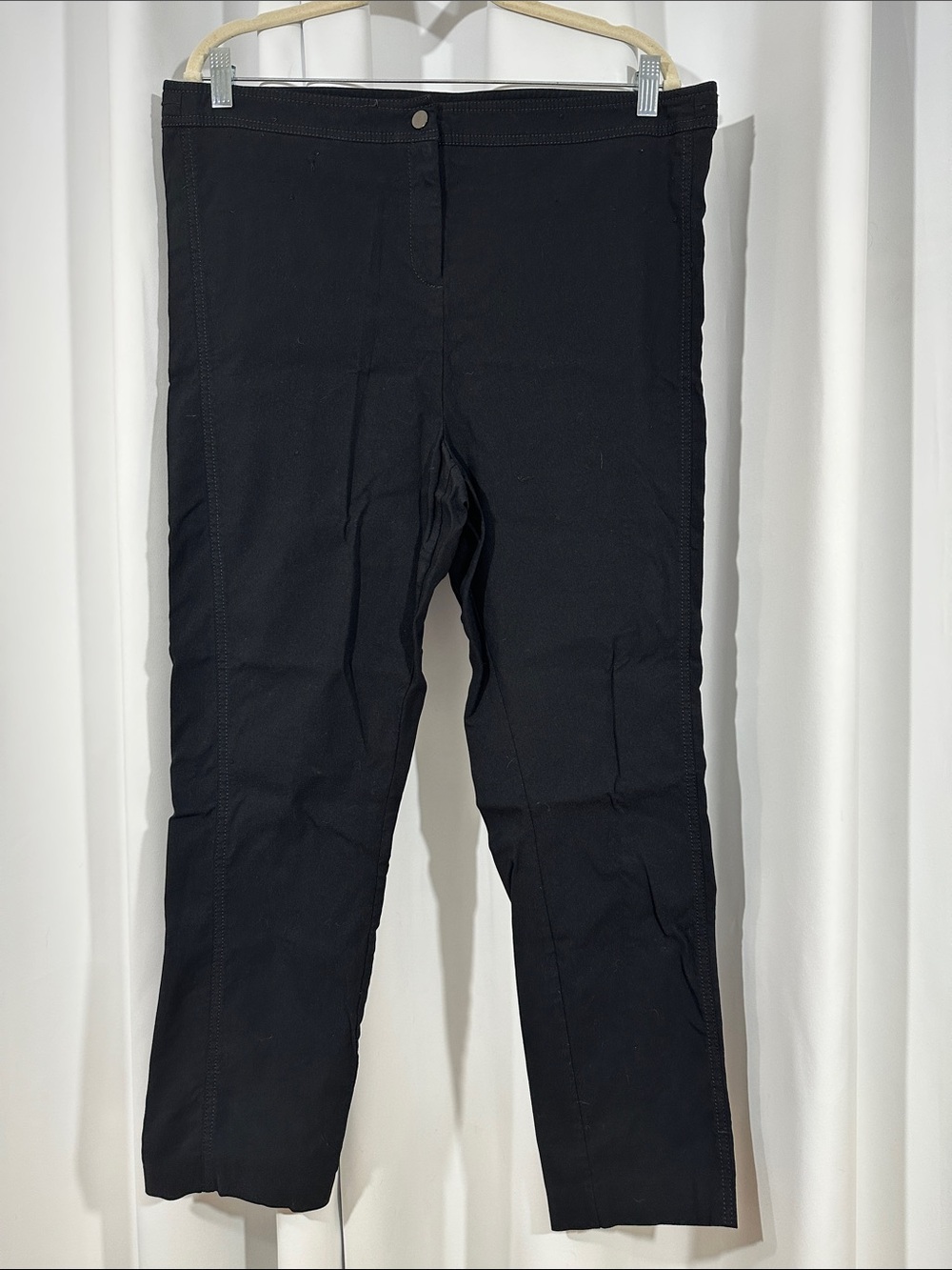 Yours Working Wardrobe Pants Size 18 Black Stretch Career Office Trousers